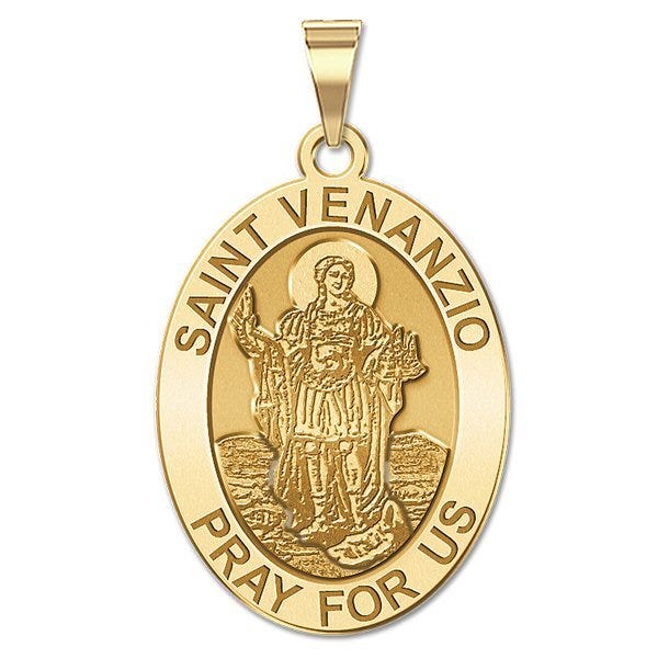 Saint Venanzio - Oval Religious Medal "EXCLUSIVE"