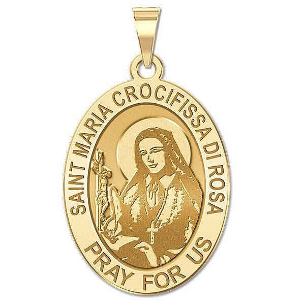 Saint Maria Crocifissa Di Rosa - Oval Religious Medal