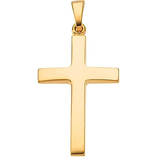 14K Yellow Gold CROSS PENDANT
