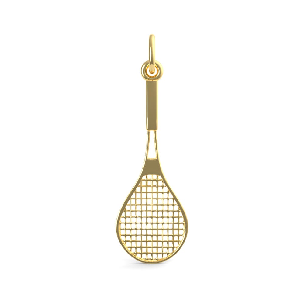 Medium Tennis Racquet Charm(0397)