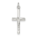 Sterling Silver Polished Crucifix Cross Pendant