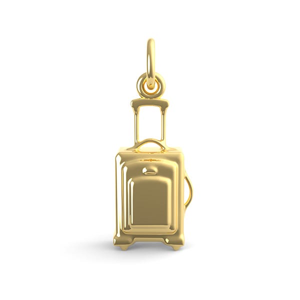 Rolling Suitcase Charm