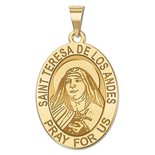 Saint Teresa De Los Andes - Oval Religious Medal
