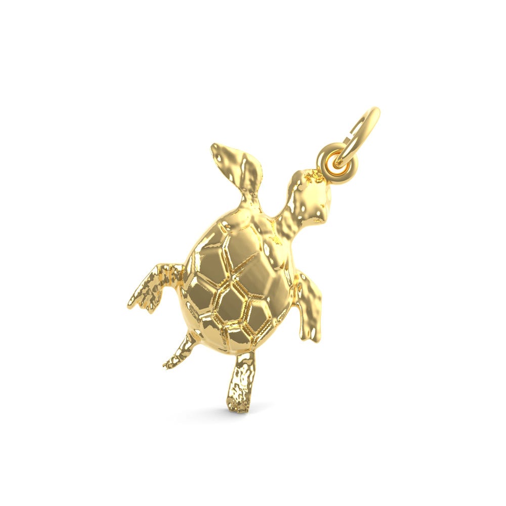 Turtle with Stones Charm