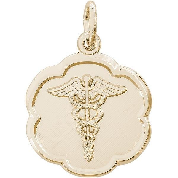 Caduceus Disc Engravable