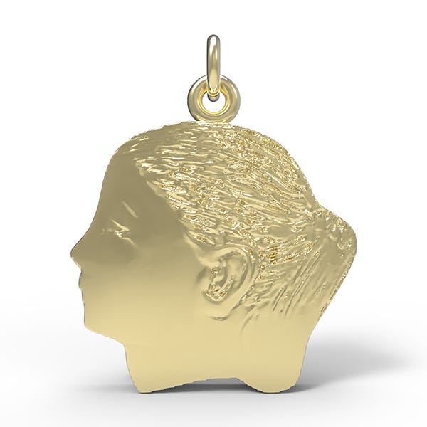 Girls Head Charm(0514)