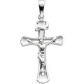 14K White Gold CROSS PENDANT