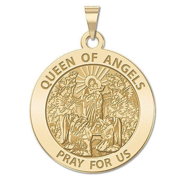 Queen of Angels Religious Medal