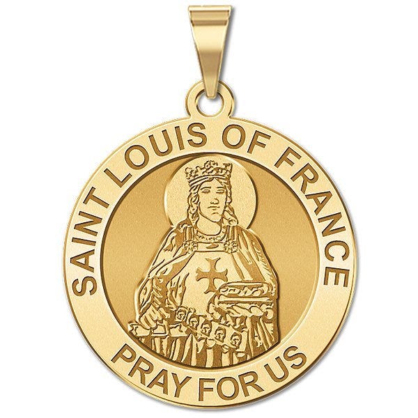 Saint Louis of France Religious Medal