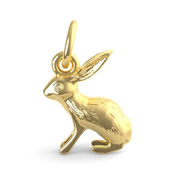 Bunny Accent Charm(0577)