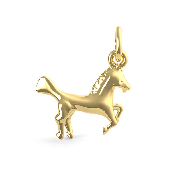 Leaping Horse Charm