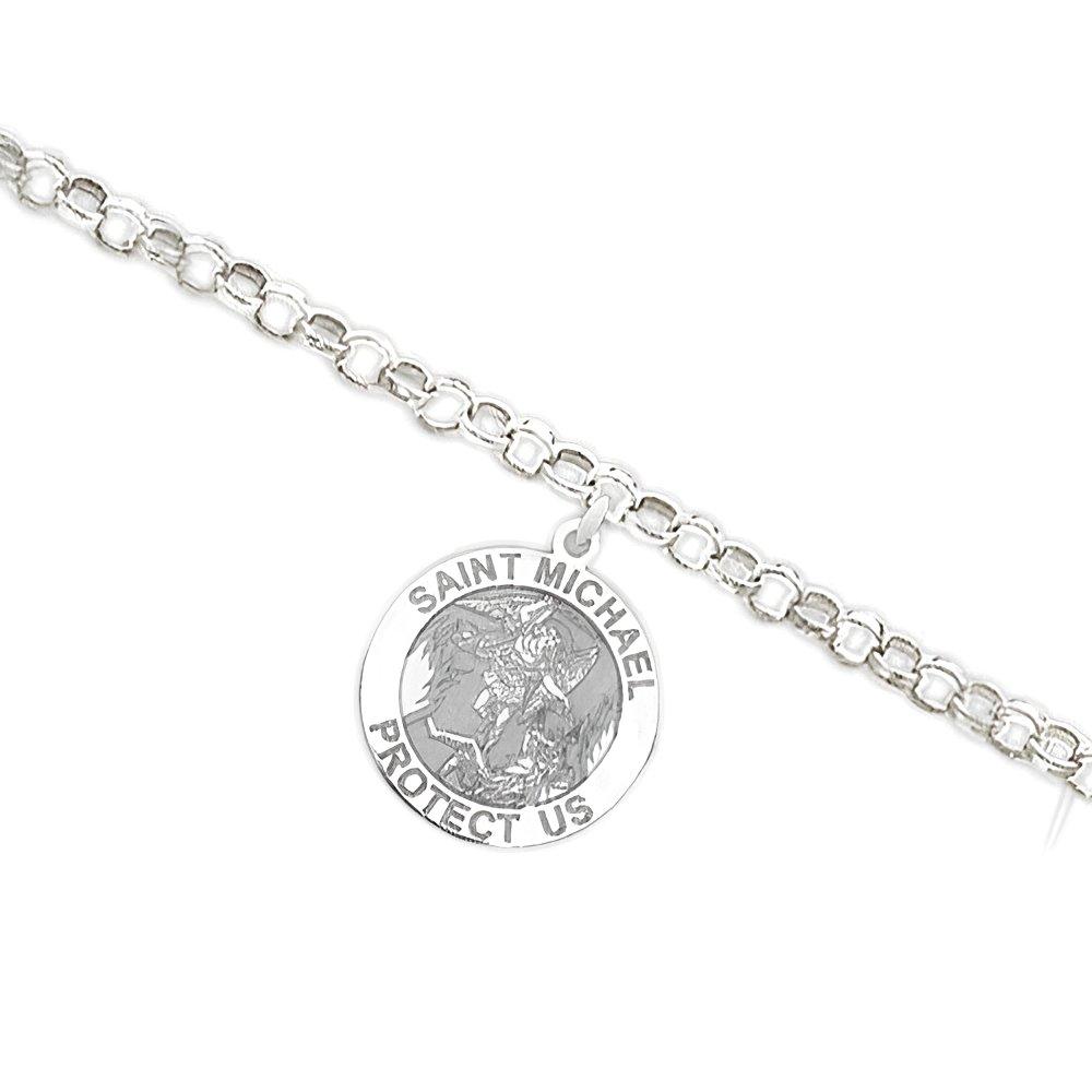 Saint Michael Religious Anklet