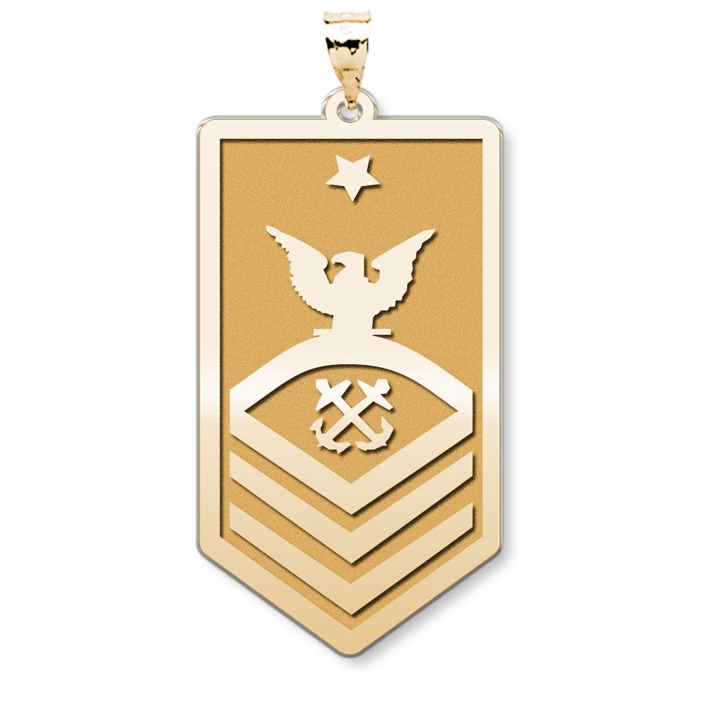 Unites States Navy Senior Chief Petty Officer Pendant