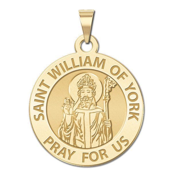 Saint William of York Religious Medal