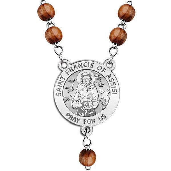 Saint Francis of Assisi Rosary Beads