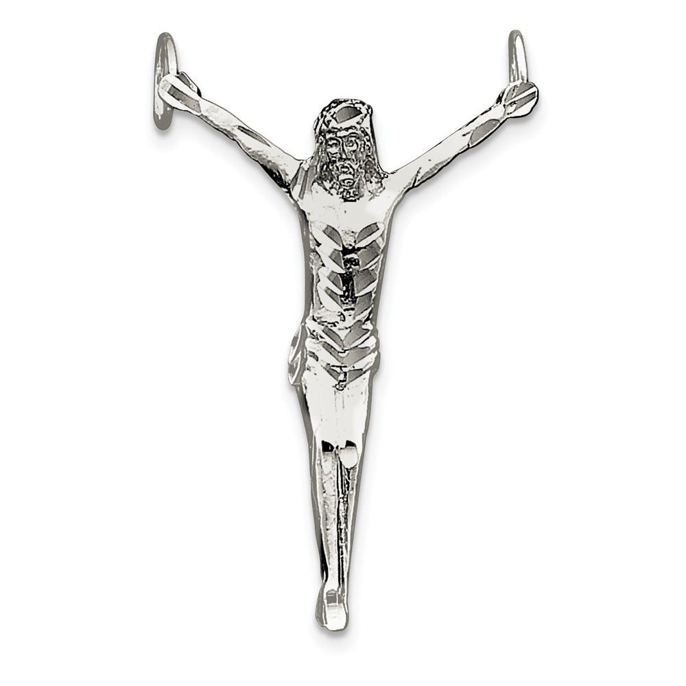 Sterling Silver Corpus (Crucified Christ) Pendant