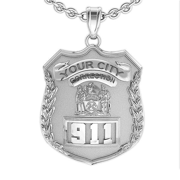 Personalized Correction's Badge with Your Number & Department