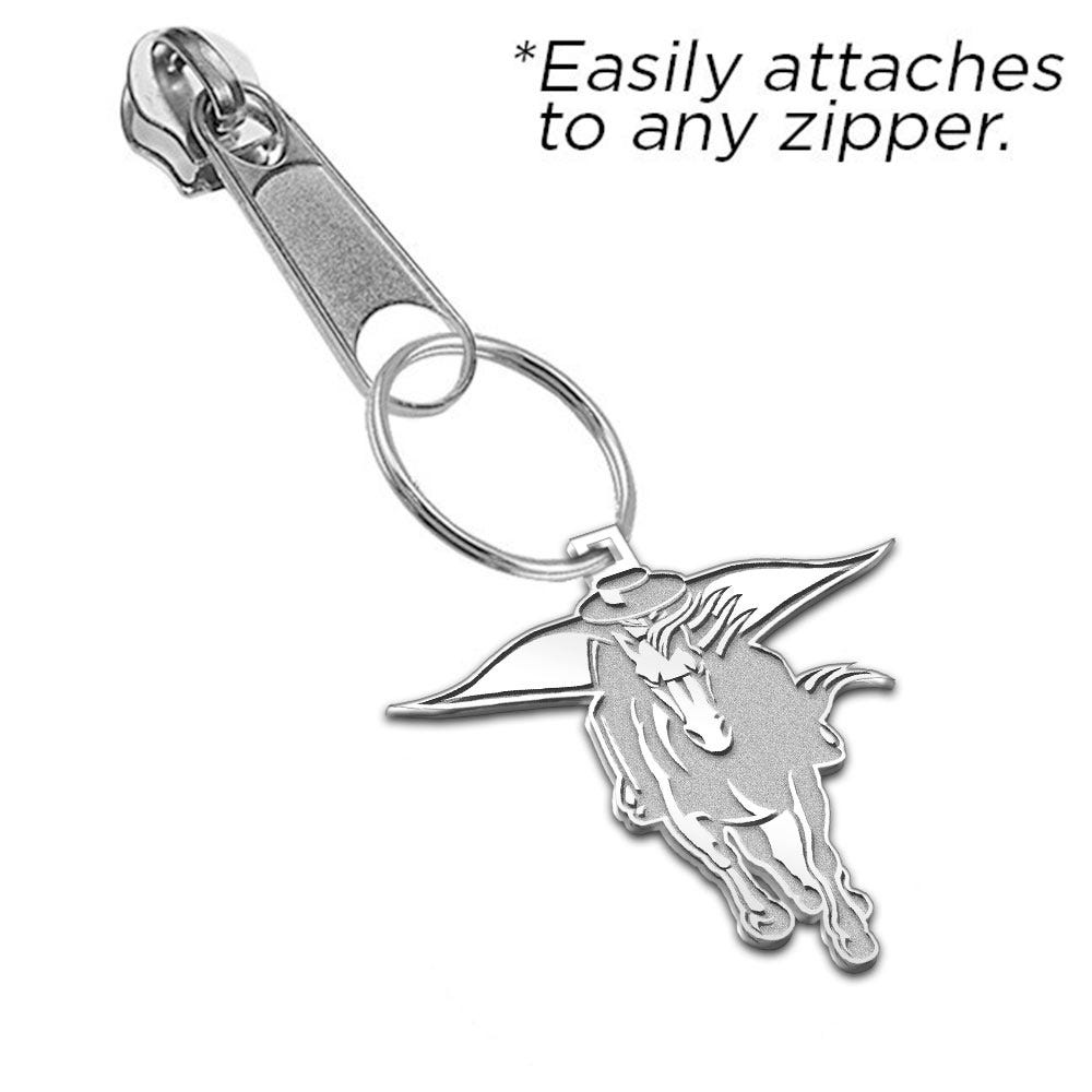 Texas Tech Rider Zipper Pull