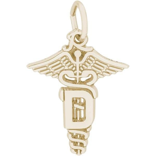Dental Caduceus Engravable