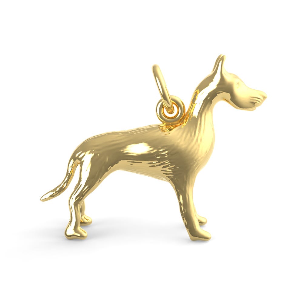 Great Dane Dog Charm