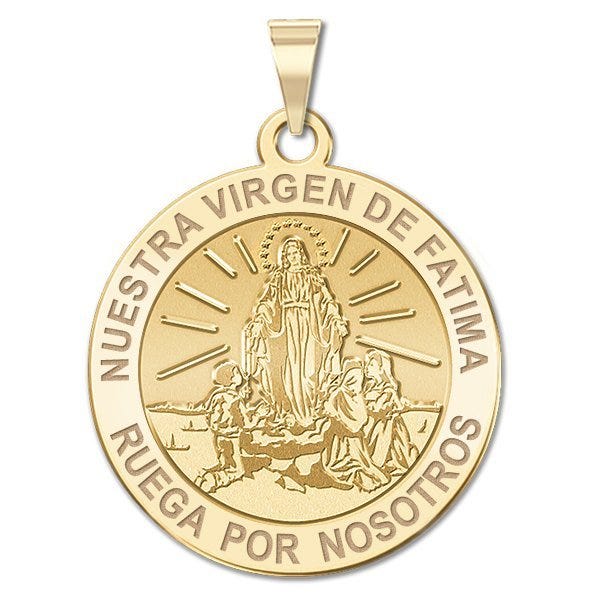 Nuestra Virgen de Fatima Religious Medal  "EXCLUSIVE"