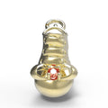 July Baby Bootie Charm