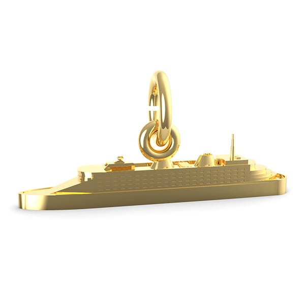 Small Ocean Liner Charm
