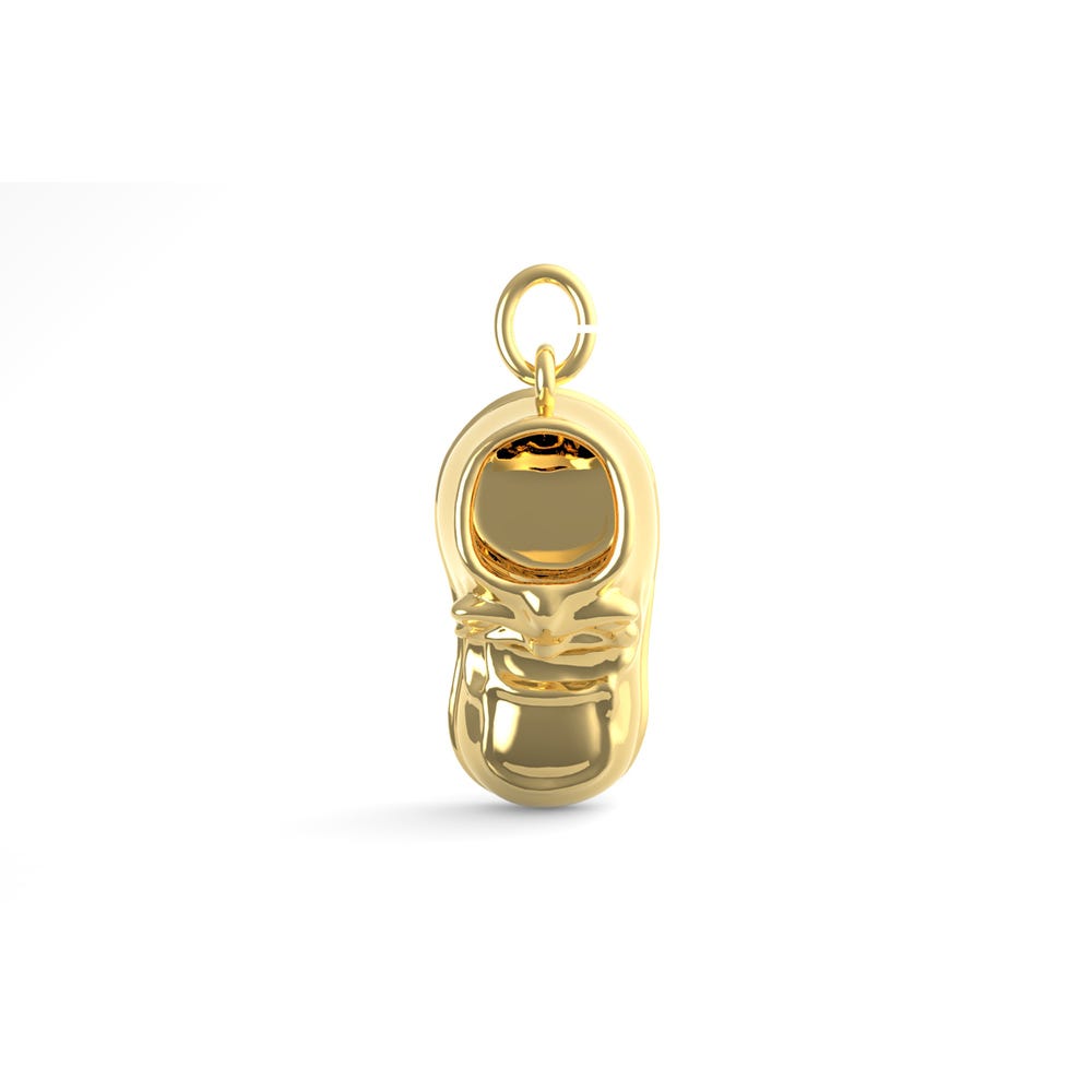 Baby Shoe with Laces Charm(8222)