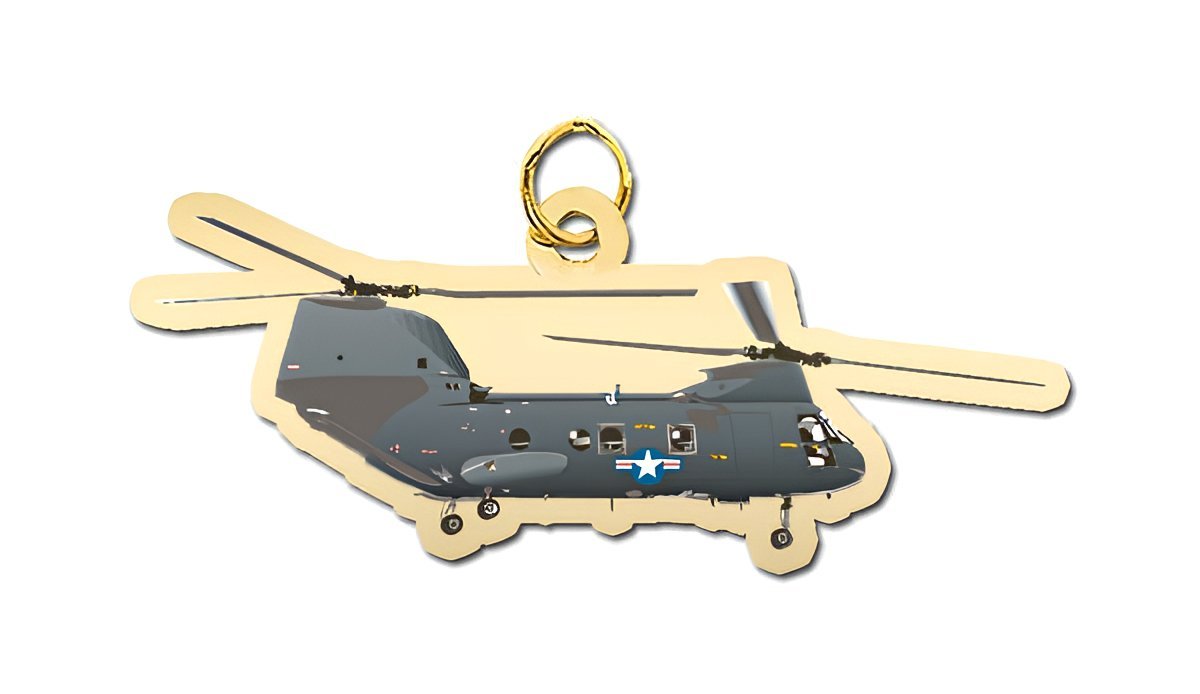 Combat Helicopter Charm