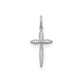 Sterling Silver Laser Designed Cross Charm
