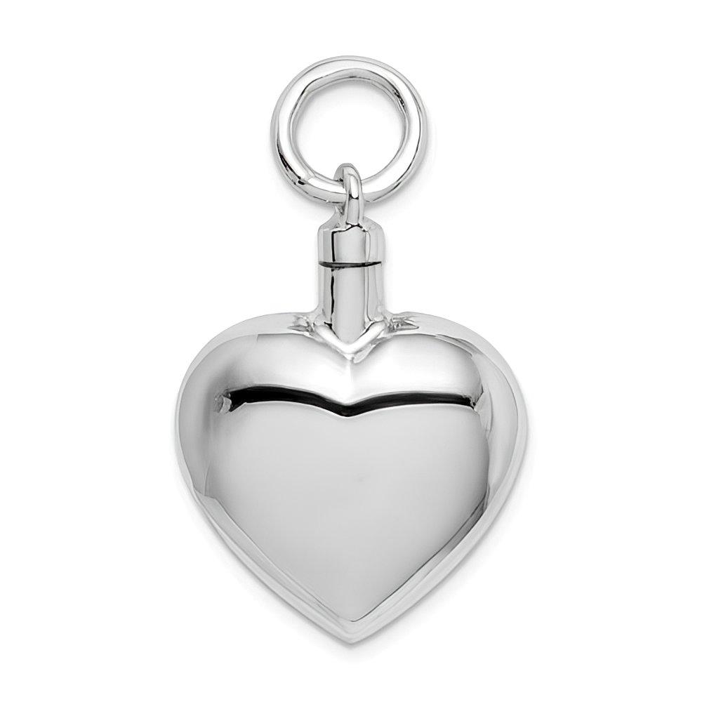 Sterling Silver Heart Cremation & Ash Holder