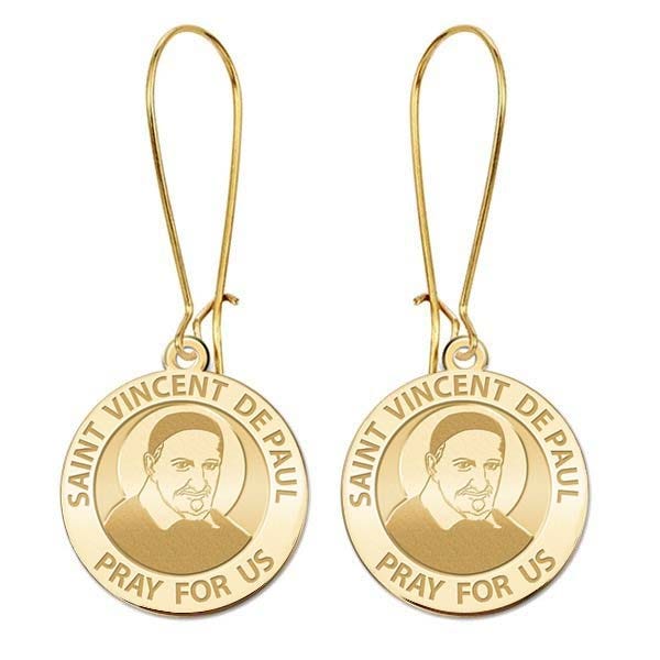 Saint Vincent De Paul Earrings "EXCLUSIVE"