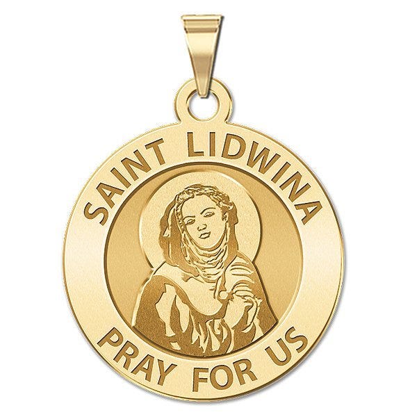 Saint Lidwina Religious Medal