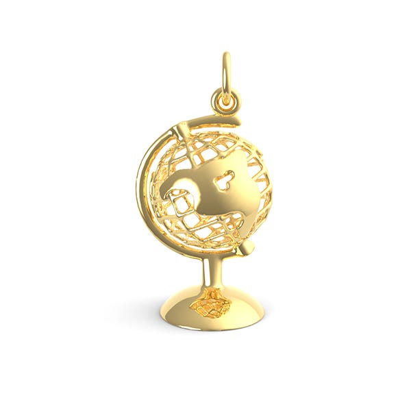 Base Globe Charm(8334)