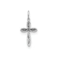 Sterling Silver Laser Designed Cross Charm