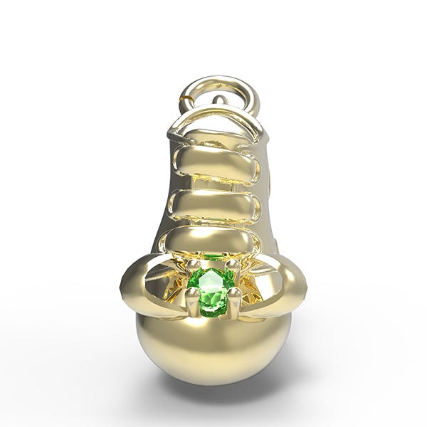 May Baby Bootie Charm