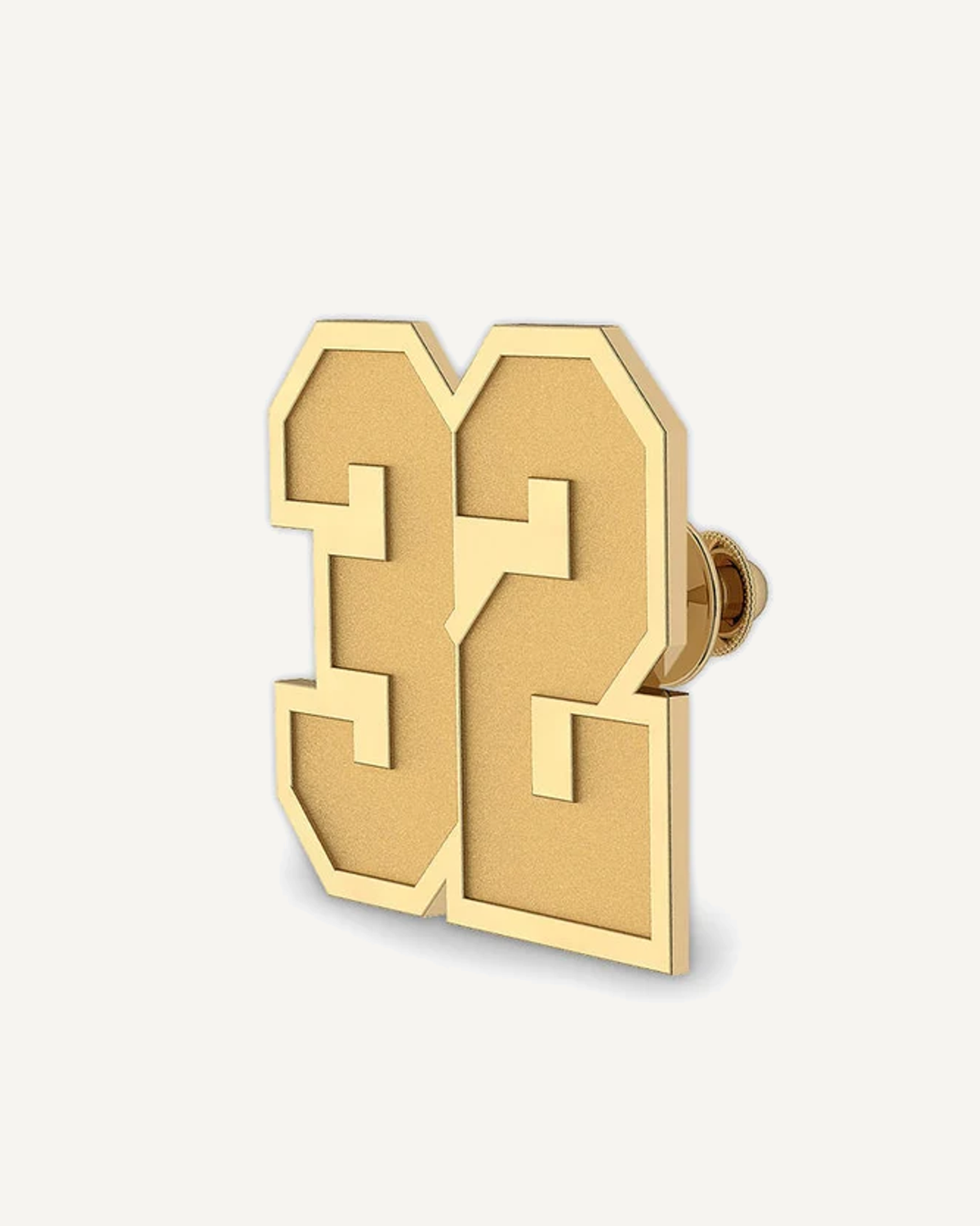 Custom Number Tie tack