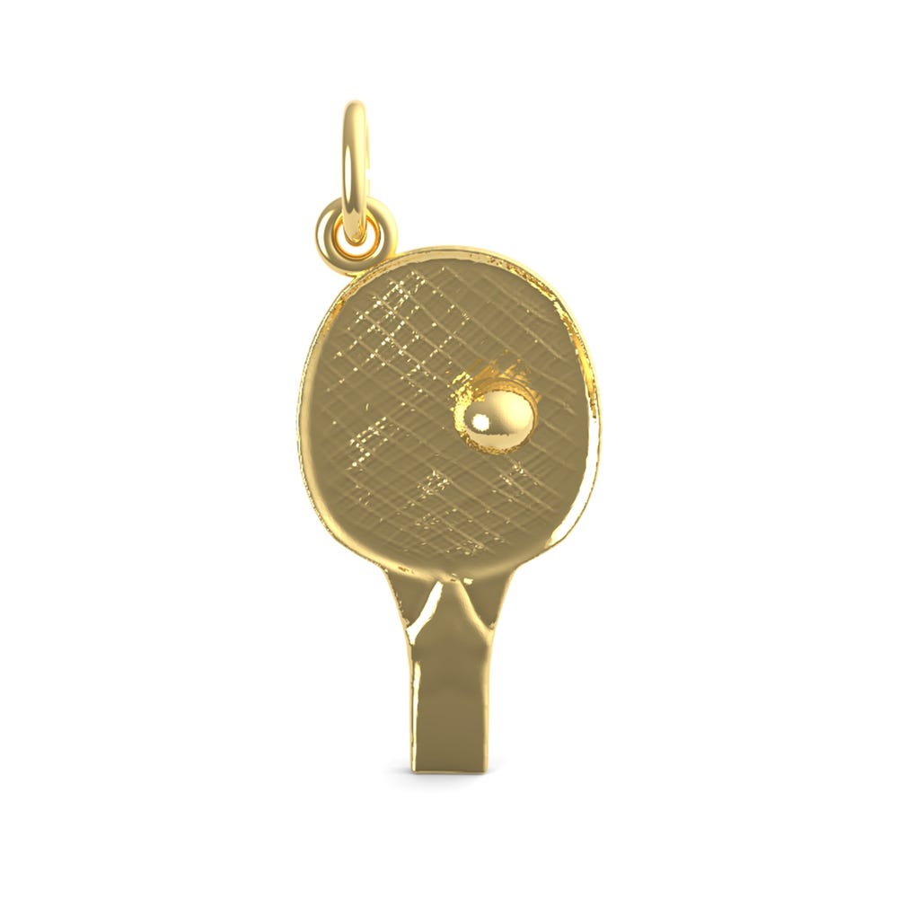 Ping Pong Paddle Charm