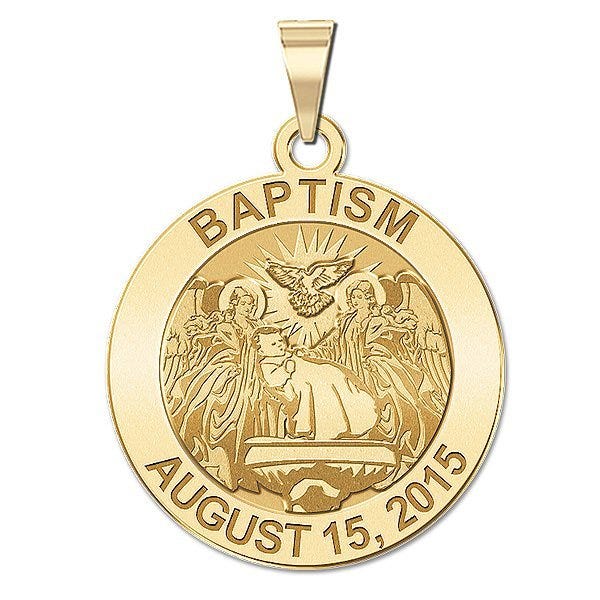 Personalized Baptism Religious Medal "EXCLUSIVE"