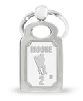Personalized Stainless Steel Hockey Keychain