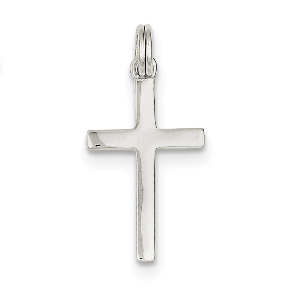 Sterling Silver Polished Cross Pendant