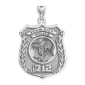 Saint Michael Personalized Police Badge with Department & Badge Number