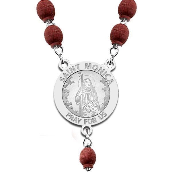 Sterling Silver Saint Monica Rosary Beads