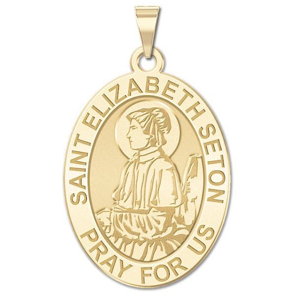 Saint Elizabeth Seton Oval Religious Medal