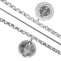 Double Sided Saint Benedict Jubilee Religious Anklet