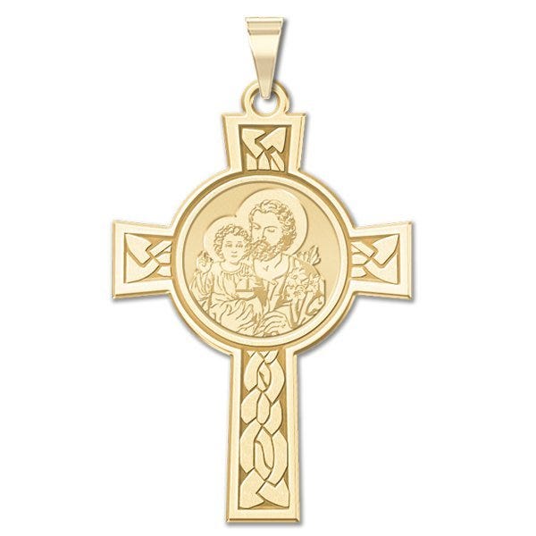 Saint Joseph Cross Religious Medal  "EXCLUSIVE"