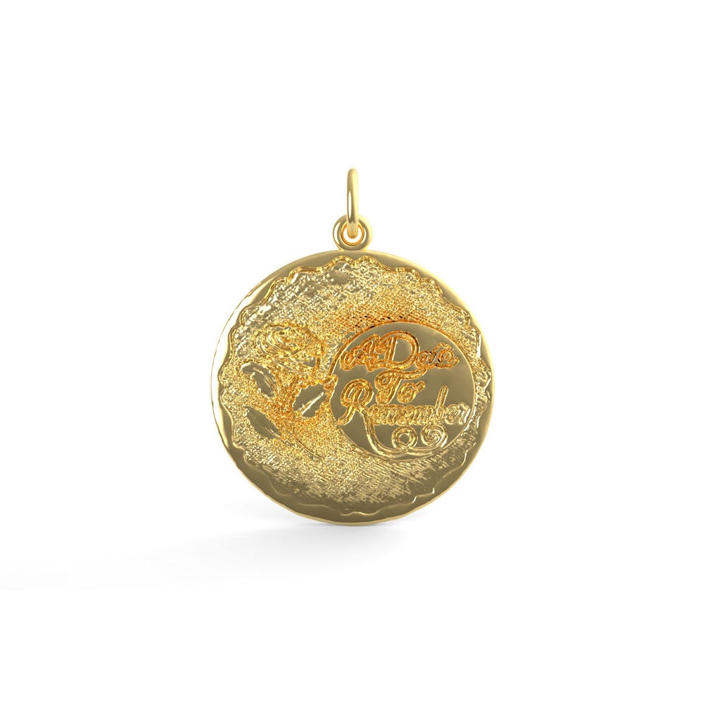 A Date to Remember with Rose Disc Charm(4555)