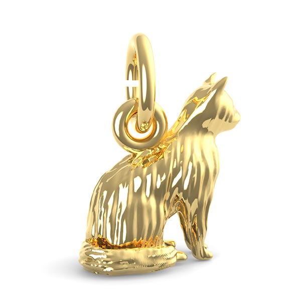 Sitting Cat Charm