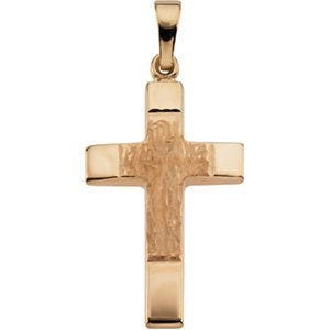 14K Yellow Gold CROSS PENDANT