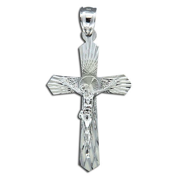Sterling Silver Crucifix Cross Pendant